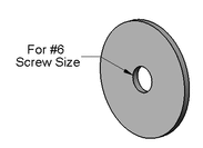 Action Tool: Washer to Retract Striker, #6x5/8" OD